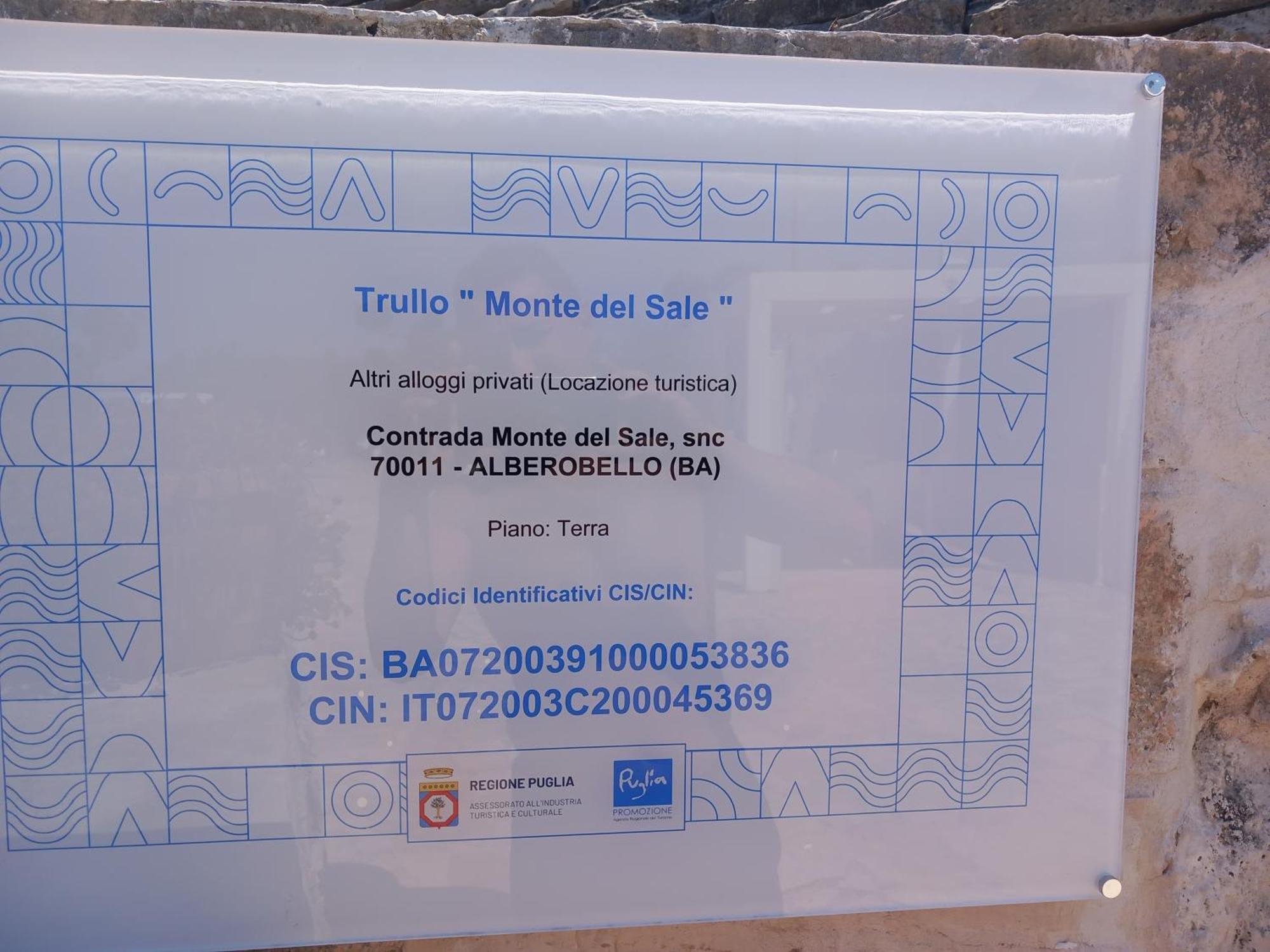 בית הארחה אלברובלו 	Trullo Monte Del Sale מראה חיצוני תמונה